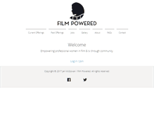 Tablet Screenshot of filmpowered.com